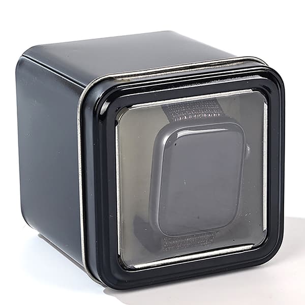 8 cm metall smycken display case med kudde Watch Organizer Box onesize