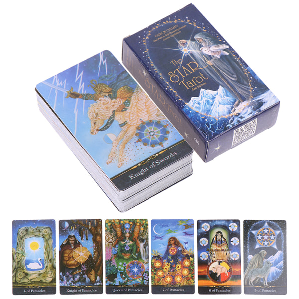The Star Tarot Cards Prophecy Divination Deck Entertainment Par Multicolor one size