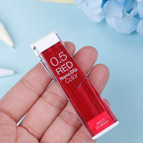 0,5 mm Färgad mekanisk pennmålning speciell mekanisk penna Red one size