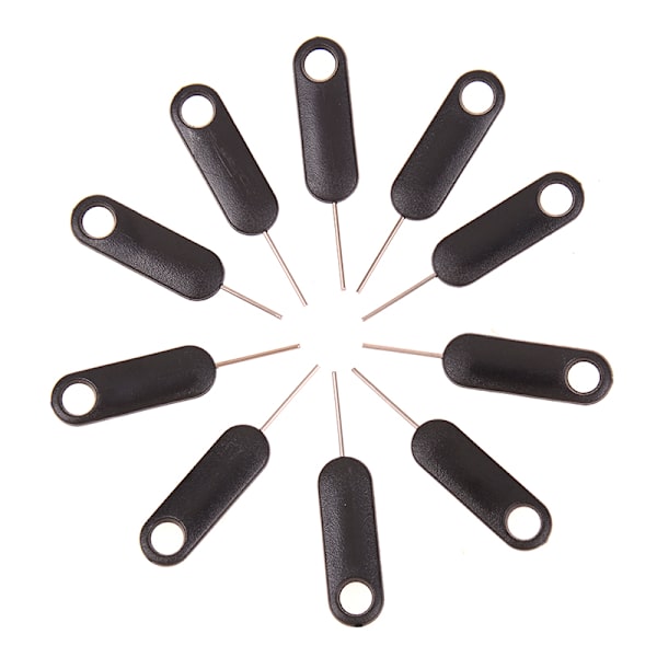 30 kpl Sim-kortin alustan poistotyökalu black 30pcs
