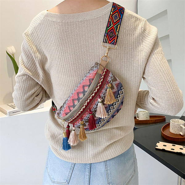 Veve Crossbody-vesker Kvinnelige dusk Midjeveske Retro Leather Shou A1 one size