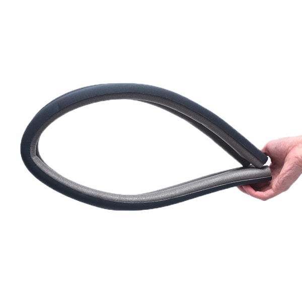 2 stk. fleksibel dørbundtætningsliste Lydsikker støjreduktion Gray 95*10cm