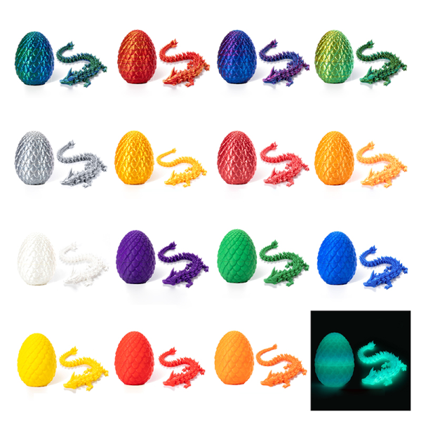 Roterbar og poserbar 3D-leddet ædelsten Dragon Toys Fidget 01 one size