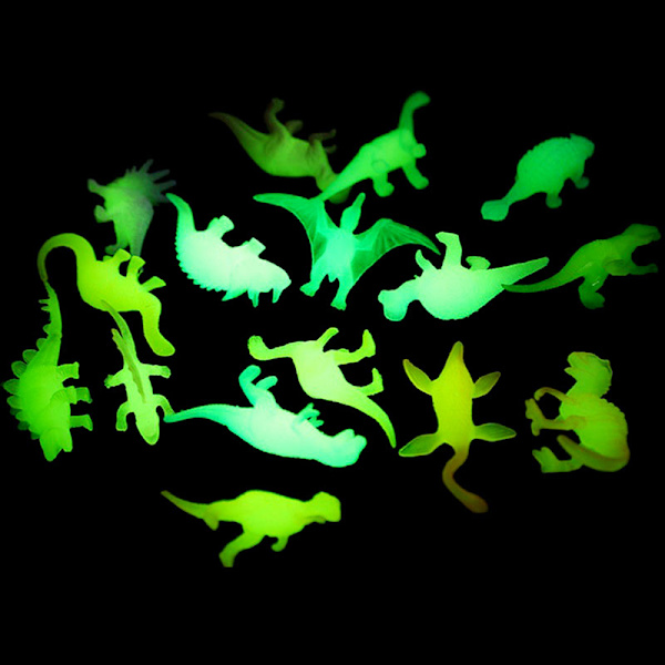 16 stk/sæt Luminous Jurassic Noctilucent Legetøj Glow In The Dark one size