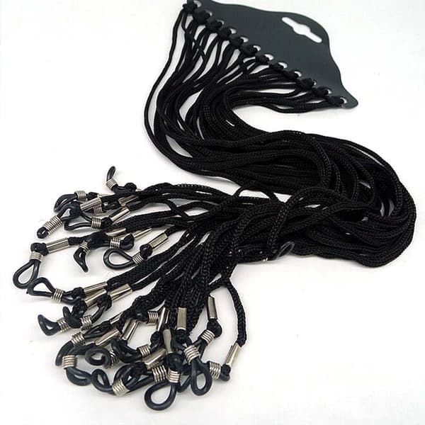 12x sort nylonsnor Brilleholder Solbriller Brillebriller N