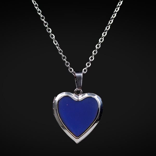 Mood kaulakorut Heart Pendant kaulakoru lämpötilan säätö väri one size