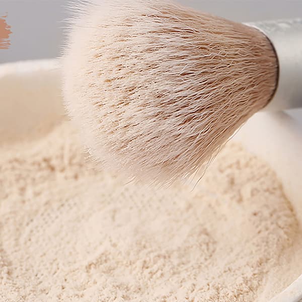 Profesjonell Powder Face Blush Brush Foundation Brush Large Mak White onesize