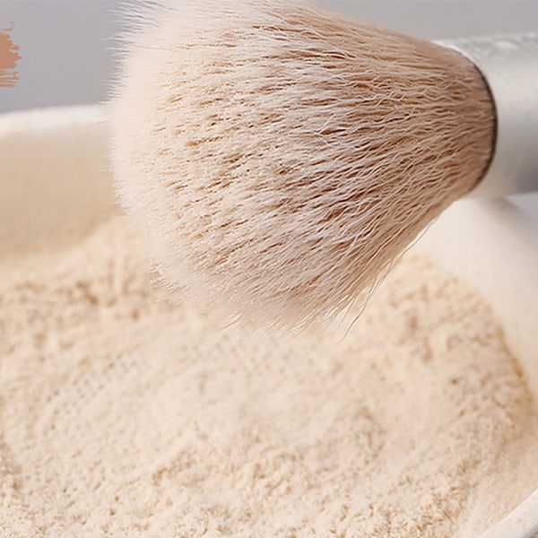 Professional Powder Face Blush Brush Foundation Brush Large Mak White onesize