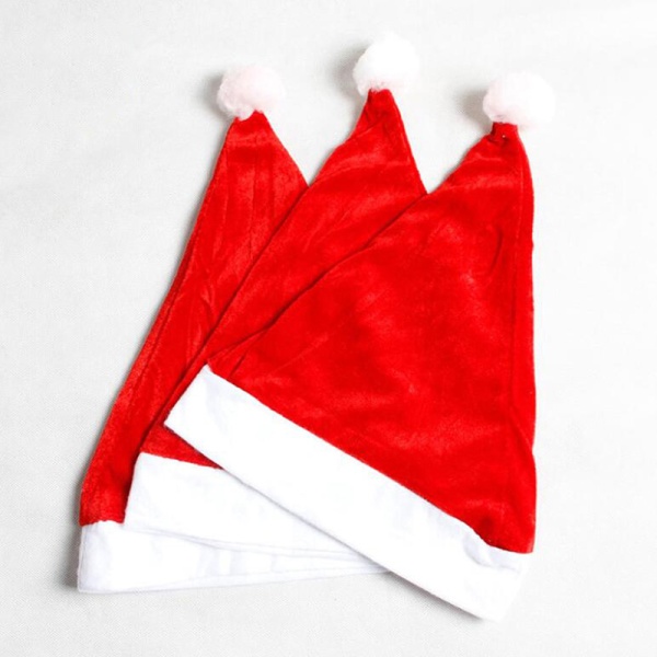3 stk Den nye juleluen Julenisse Fancy Kostyme Julenissen Red 3pcs