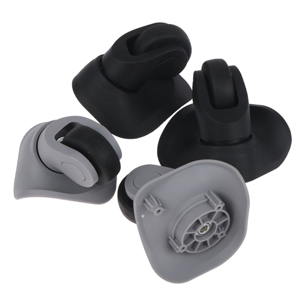 1 par A08 resväska Bagagebyte Hjul Swivel Mute Dua 4（small gray）