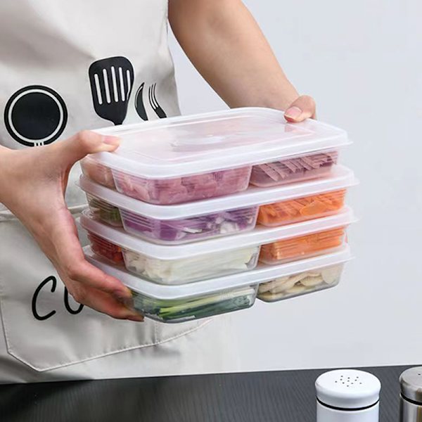 Förvaringsbehållare i plast, kylskåpslåda för kök, multikorn onesize