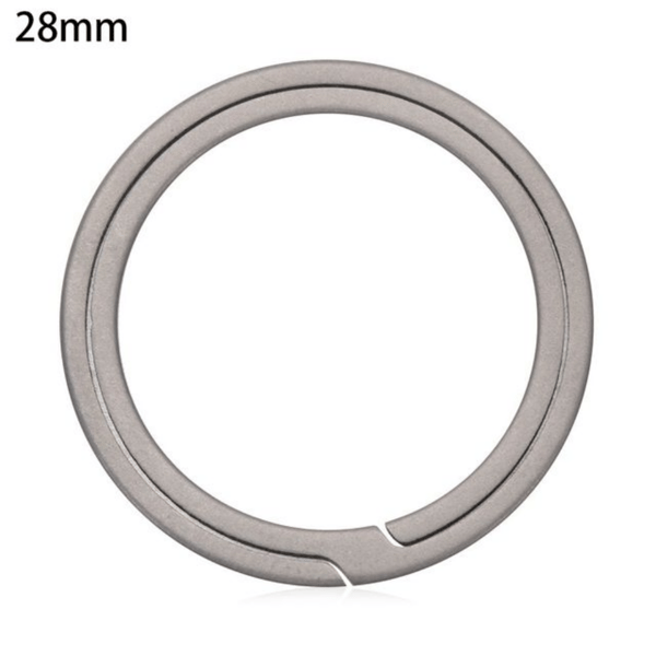 Bærbar titanium udendørs EDC multi-purpose tandstikker flaske Fr Grey 20mm