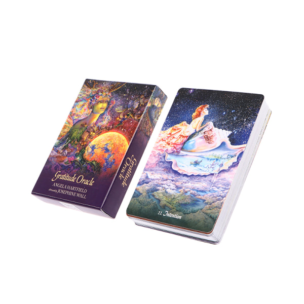 1 Box Gratitude Oracle Cards Tarot Card Prophecy Divination Deck Multicolor one size