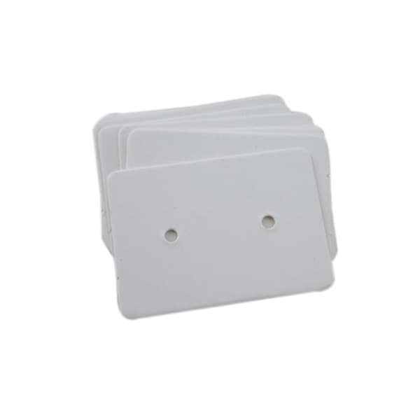 100 stk Profesjonell Type Øredobber Ørestift Holder Display Hang White