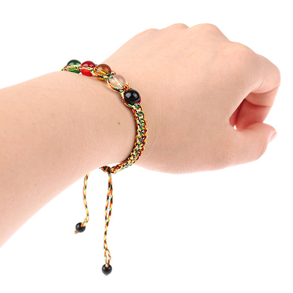 Justerbar indviet Feng Shui Fem Elementer af Naturen Armbånd One Size