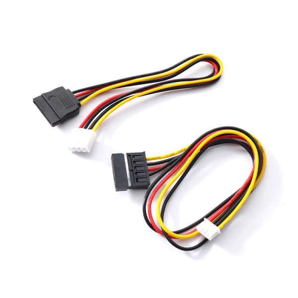 SATA 15 pins hunn til 4 pins hunn FDD Floppy Adapter Harddisk A