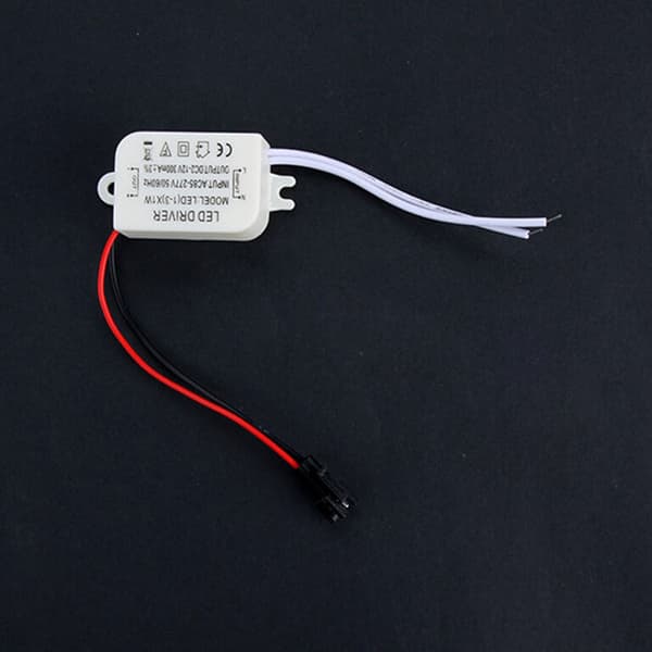 Enkel AC 85V-265V til DC 12V LED Electronic Transformer Power S White one size