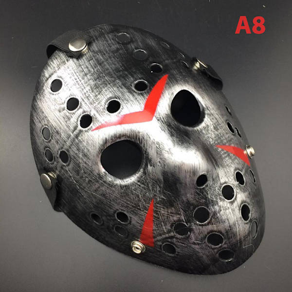 Jason Voorhees Perjantai 13. Kauhuelokuva Hockey Mask Hallow A8 one size