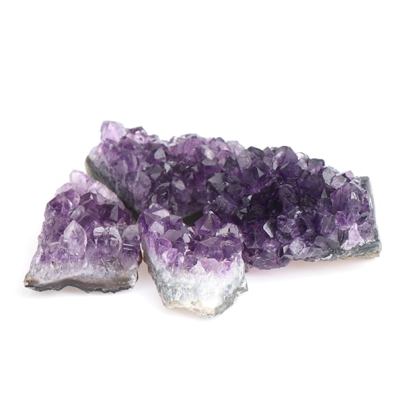 Luonnollinen ametistiklusteri Quartz Crystal Mineral Eximen Healin Large