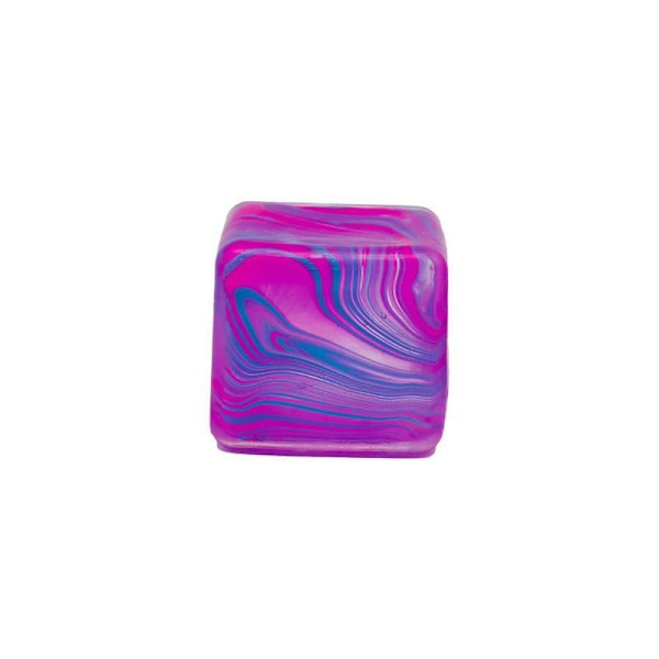 Farverige Marmor Squishy Fidget Terninger Med Blød Tekstur Og Per E
