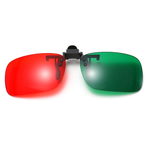 Punainen Sininen Vihreä 3D-lasit Musta kehys mitta-anaglyfia varten 1