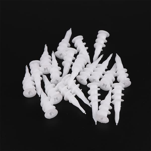 20 stk. selvborende plastgipsankre selvborende og I 10x33mm