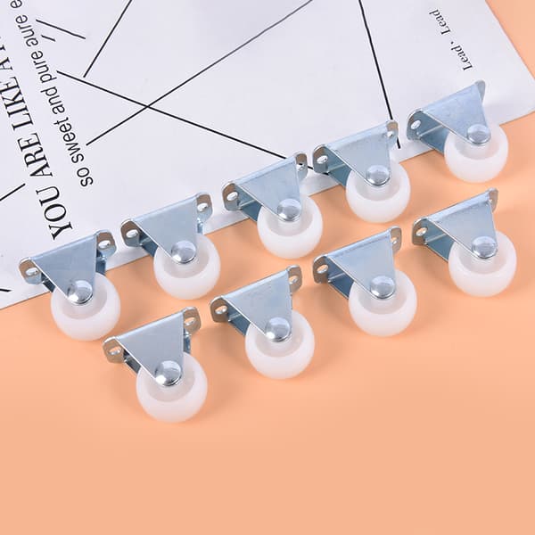 Universalhjul 1" Møbelhjul Hjul Hvit PP Nylon One White 1''