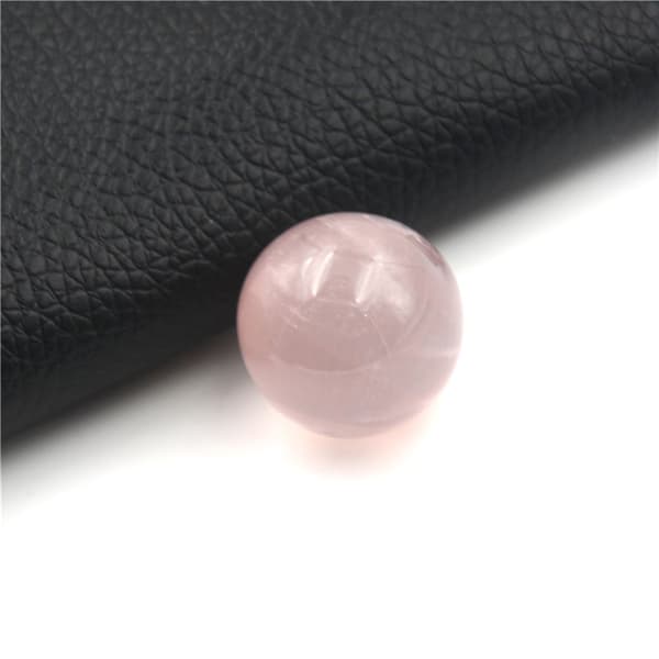2st Healing Crystal Natural Rosa Rose Quartz Gemstone Ball Div Pink 2pcs