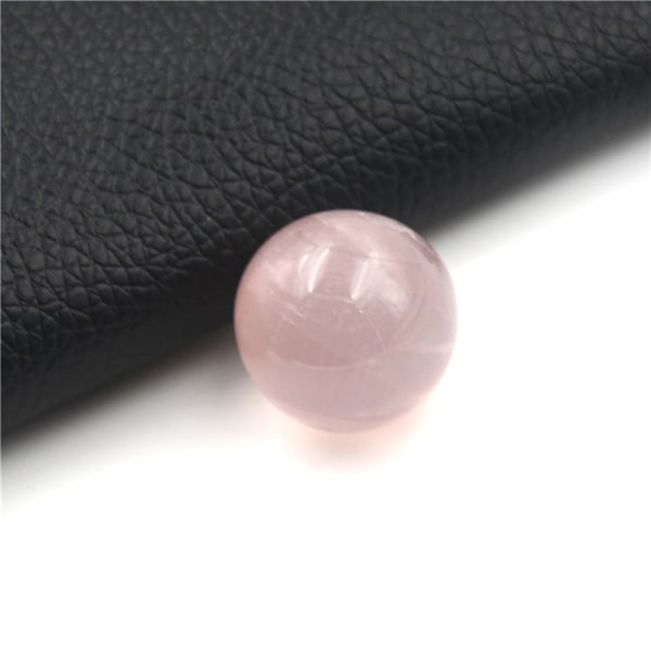 2stk Healing Crystal Natural Rosa Rose Quartz Gemstone Ball Div Pink 2pcs