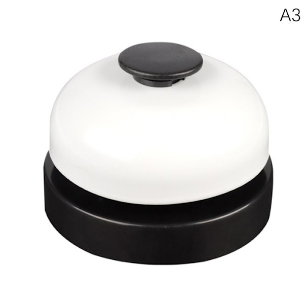 Rustfritt stål håndpressing Service Bell Answer Bell Mottak black Onesize
