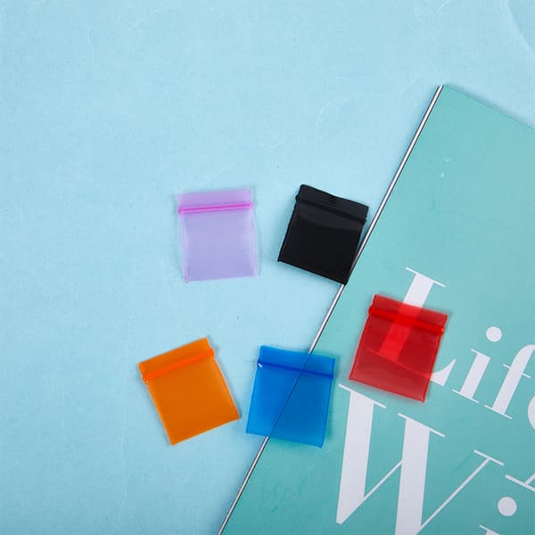 100 st plastförpackningspåsar Ziplock pillerförpackningspåsar Ne Red