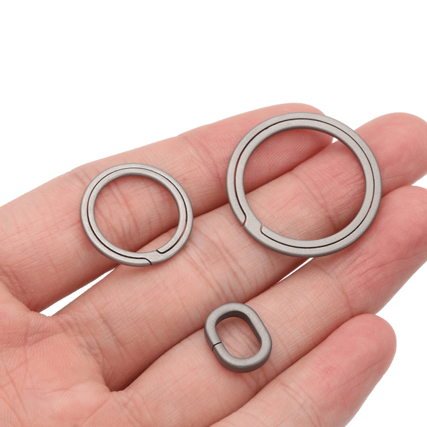 Bærbar titanium udendørs EDC multi-purpose tandstikker flaske Fr Grey 28mm