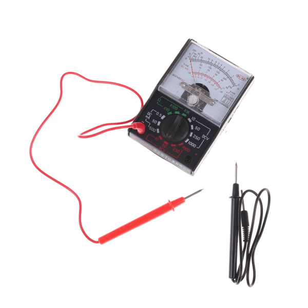 DC/AC 1000V Voltmeter 250mA Amperemeter 1K Resistance Meter Analog 0 1