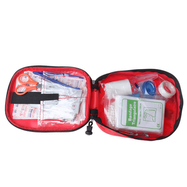 120 stk/pakke Sikker camping turbil førstehjelpssett Emergency Kit Color onesize