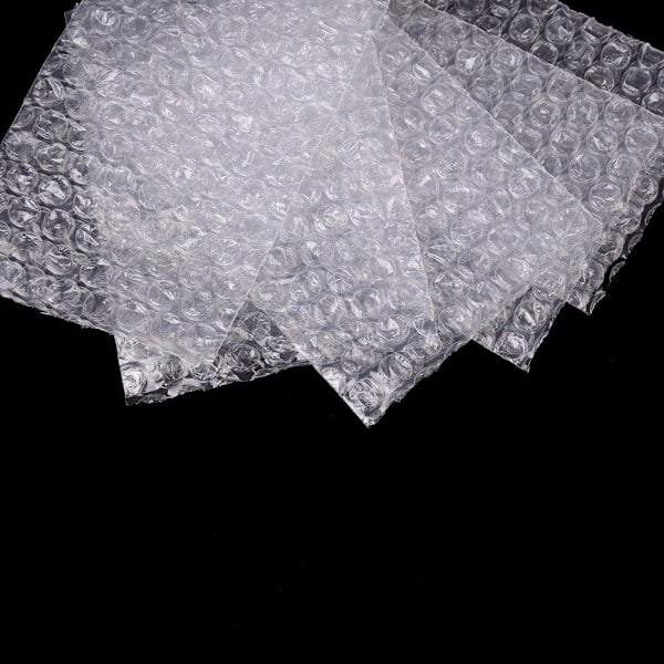 100 st Klara bubbelpåsar Påsar Skyddsbubbelpåse Dubbel Bronze 100Pcs