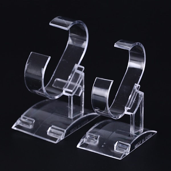 klar plast armbåndsur display rack holder udsalg show case st Clear L