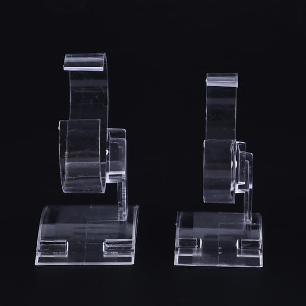 klar plast armbåndsur display stativ holder salg show case st Clear L
