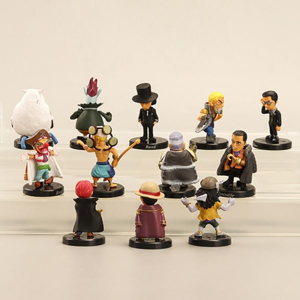 12 kpl / set Monkey D. Luffy Nami Boa Hancock Roronoa Zoro Action Multicolor Onesize