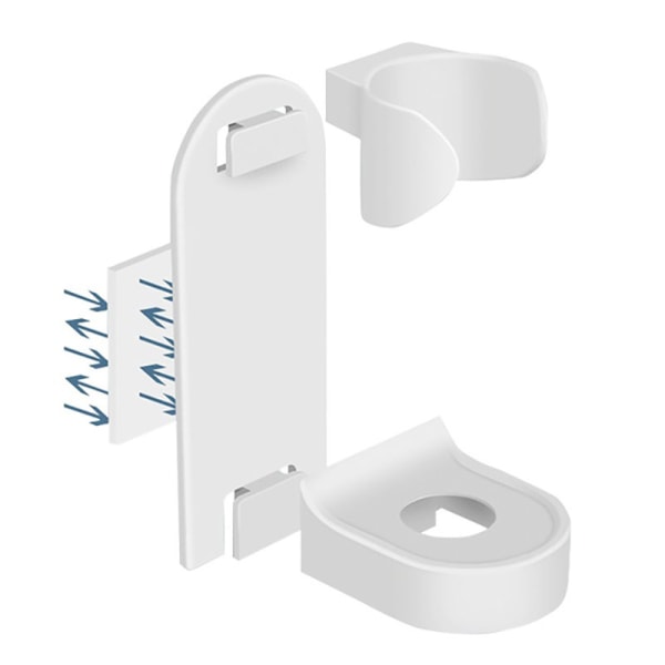 Elektrisk tandbørstehovedholder Tandbørsteoplader Wall-Mounte One Size