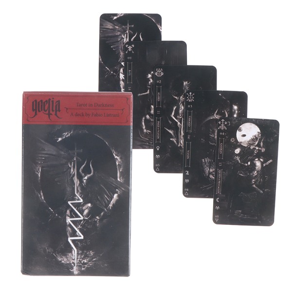 Goetia Tarot in Darkness Tarotkort Oracle Cards Prophecy Divi Multicolor one size