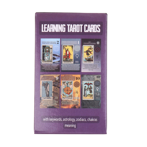 UUSI Oppiva Tarot-korttipeli Lautapeli Englannin pelikortit W Multicolor one size