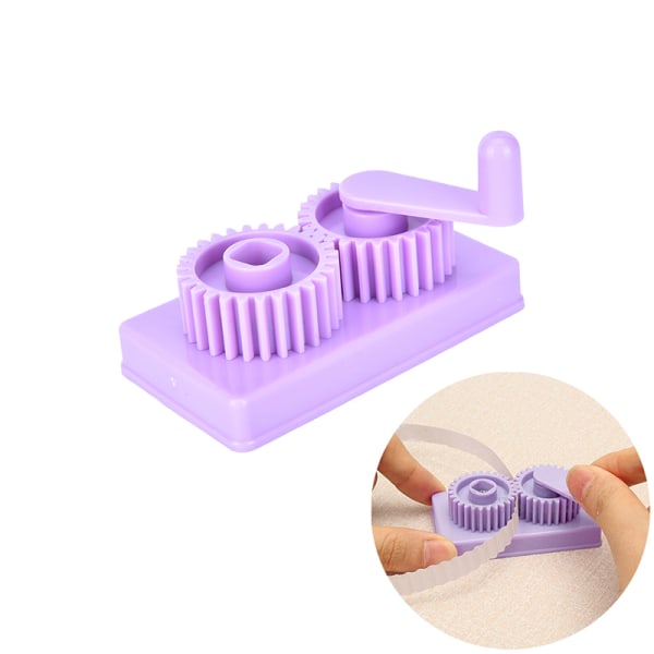 1XCrimper puristustyökalu hine Paper Quilling Papercraft DIY Quil Purple one size