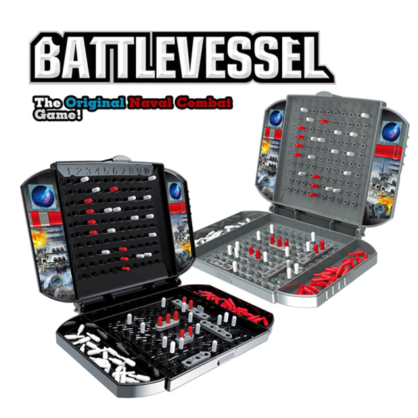 Battleship Den klassiska sjöstridsstrategin Brädspelstavla Color one size