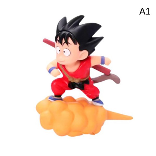 Akvarium indretningstilbehør Son-Goku sidder på skyen Action Red A1