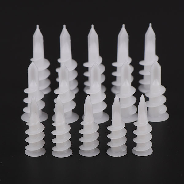 20 stk selvborende gipsankere i plast, selvborende og I 10x33mm