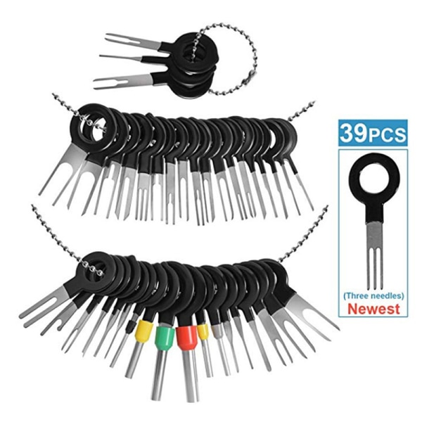 73 stk Sett Pin Ejector Wire Kit Extractor Auto Terminal Removal C 38+8pcs