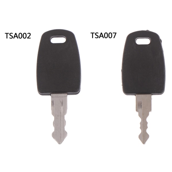 Multifunksjonell TSA002 007 nøkkelveske for bagasjekoffert Black TSA002