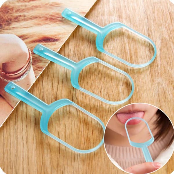 Tungerenser i plast for munnhygiene