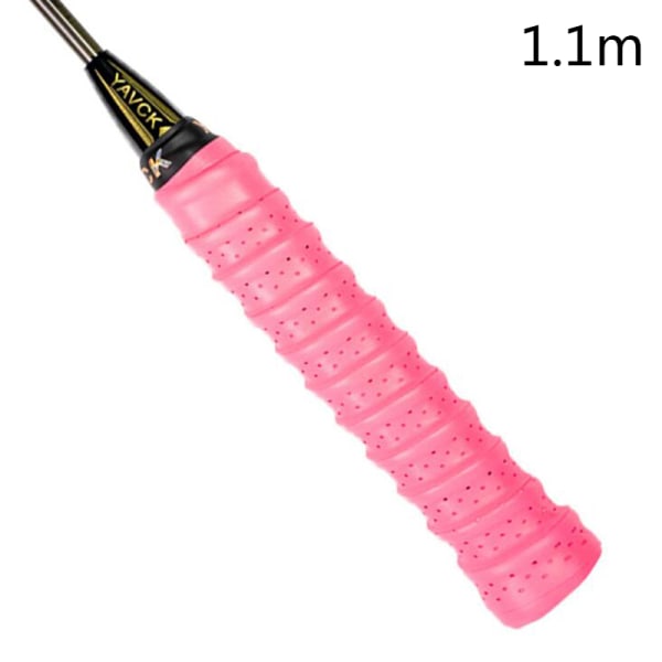 Åndbart skridsikkert Sport Grip Sweatband Tennis Tape Badminton Pink one size