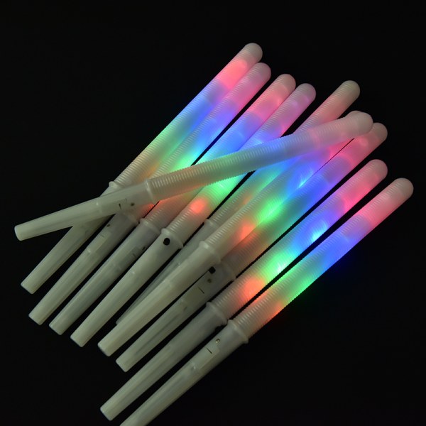 LED Light Up Soft Candy Cones Färgglada Glödande Marshmallow St Multicolor Onesize